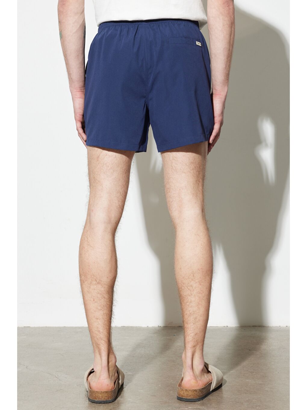 Regular Fit Normal Kesim Normal Bel Lacivert Deniz Şortu-5