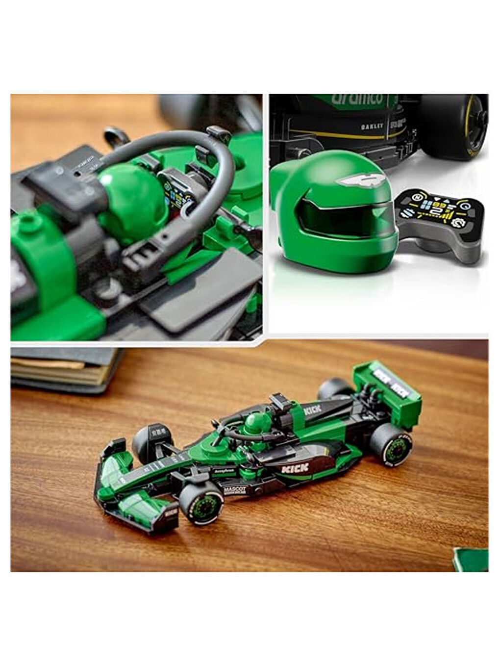 Speed Champions KICK Sauber F1 Team C44 Yarış Arabası 77247-3