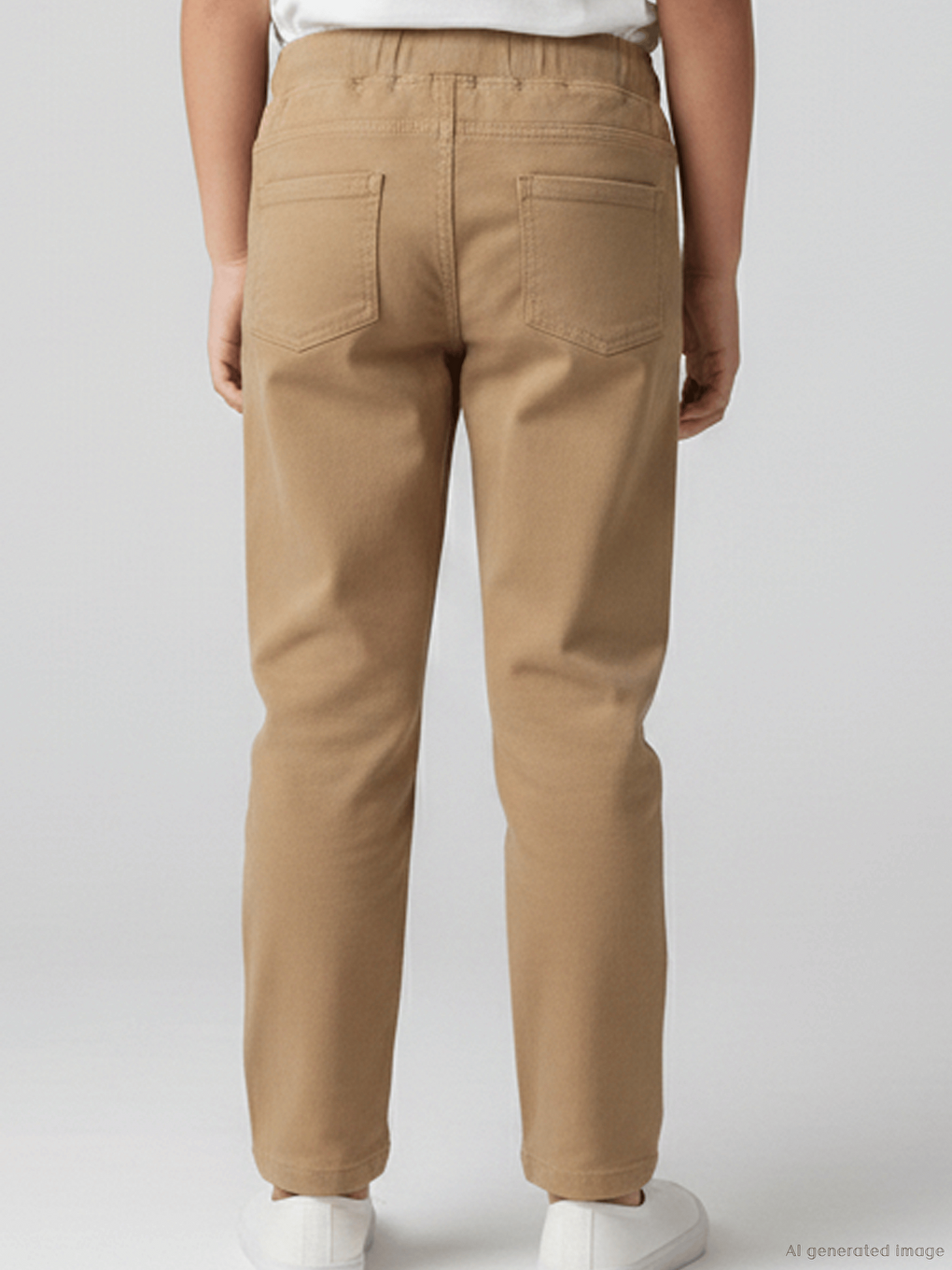 Kahverengi Erkek Çocuk Gabardin Pantolon-1