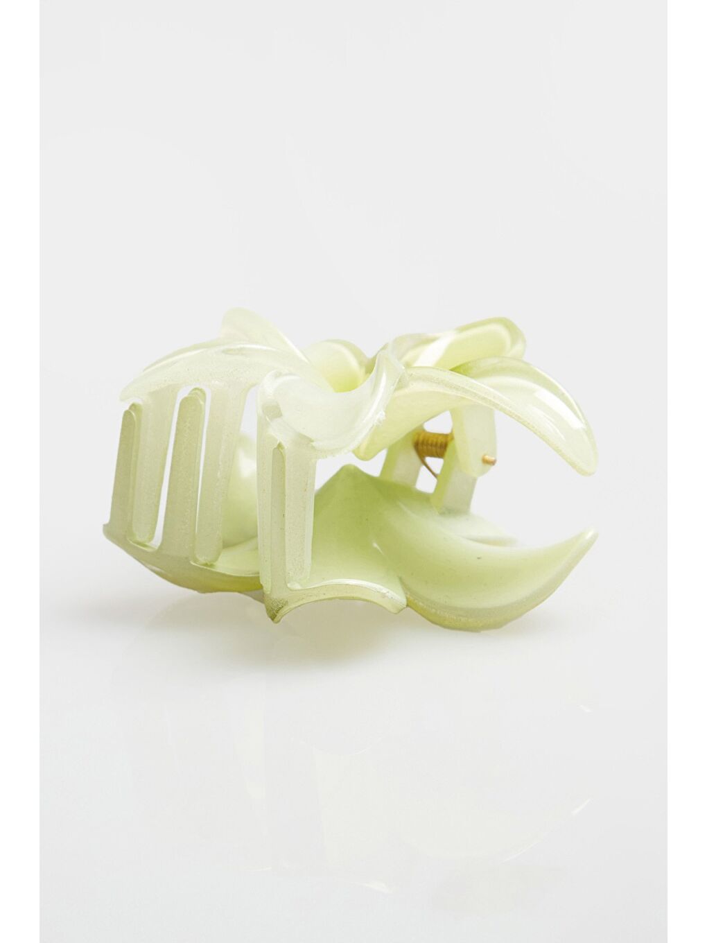 Yeşil Lotus Çiçeği Mandal Toka-2