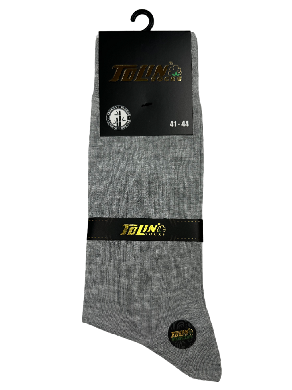 Gri Erkek 3 lü Bambu Soket Çorap Seti 14100-1