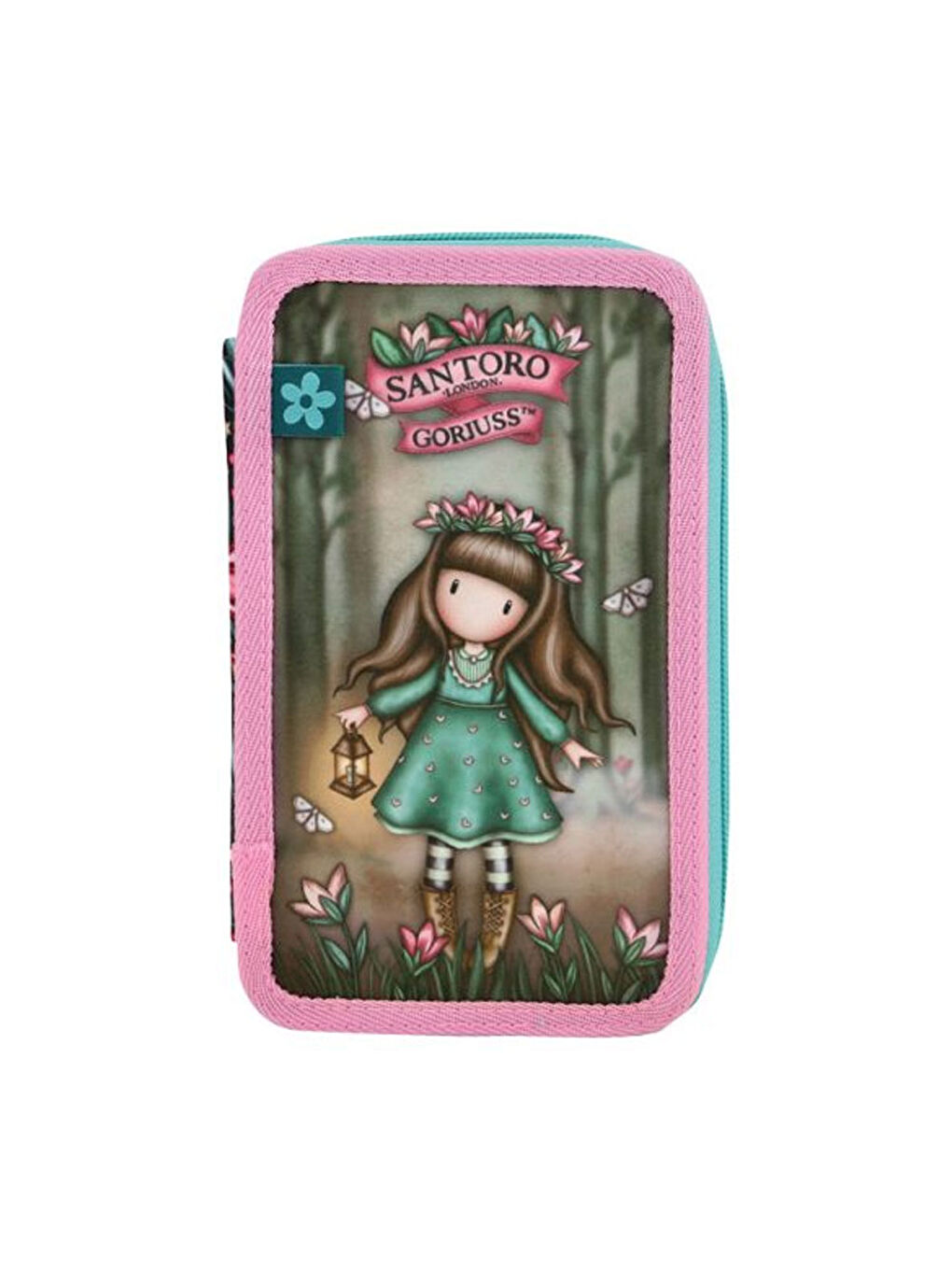 Gorjuss Woodland Wildflower 3 Katlı İçi Dolu Kalem Çantası 607GJ36