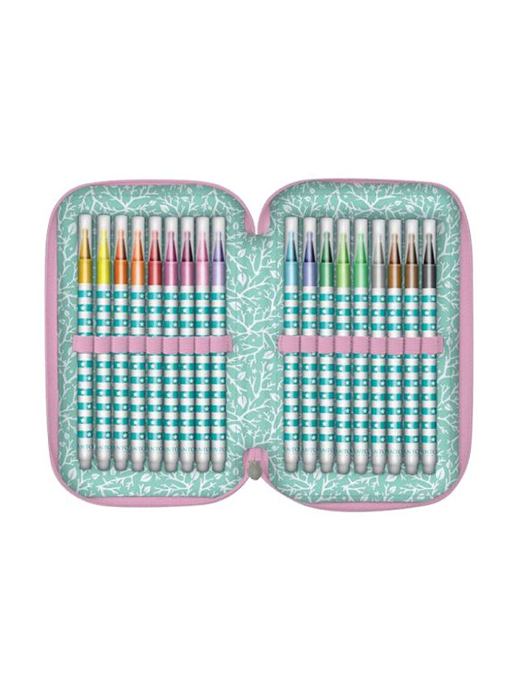 Gorjuss Woodland Wildflower 3 Katlı İçi Dolu Kalem Çantası 607GJ36-3