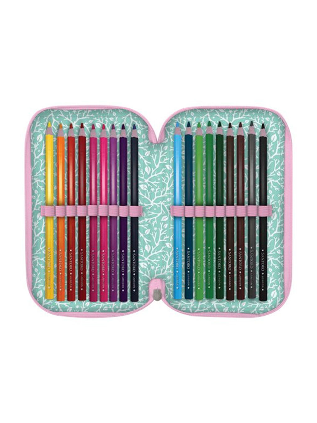 Gorjuss Woodland Wildflower 3 Katlı İçi Dolu Kalem Çantası 607GJ36-4