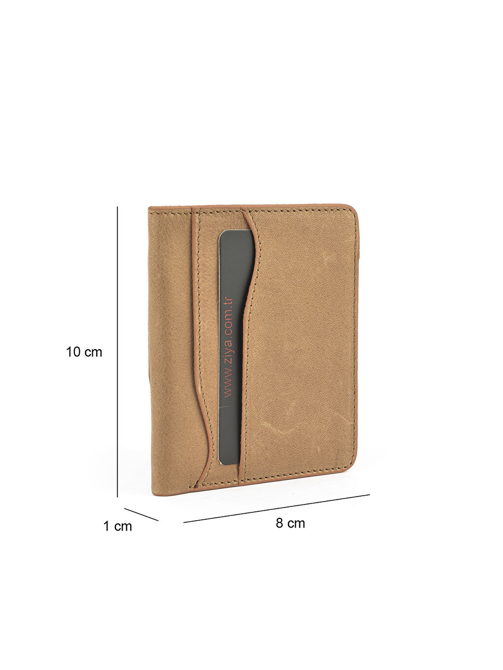 Kahverengi Unisex Hakiki Deri Kartlık 1539852Z02 Kahve-2