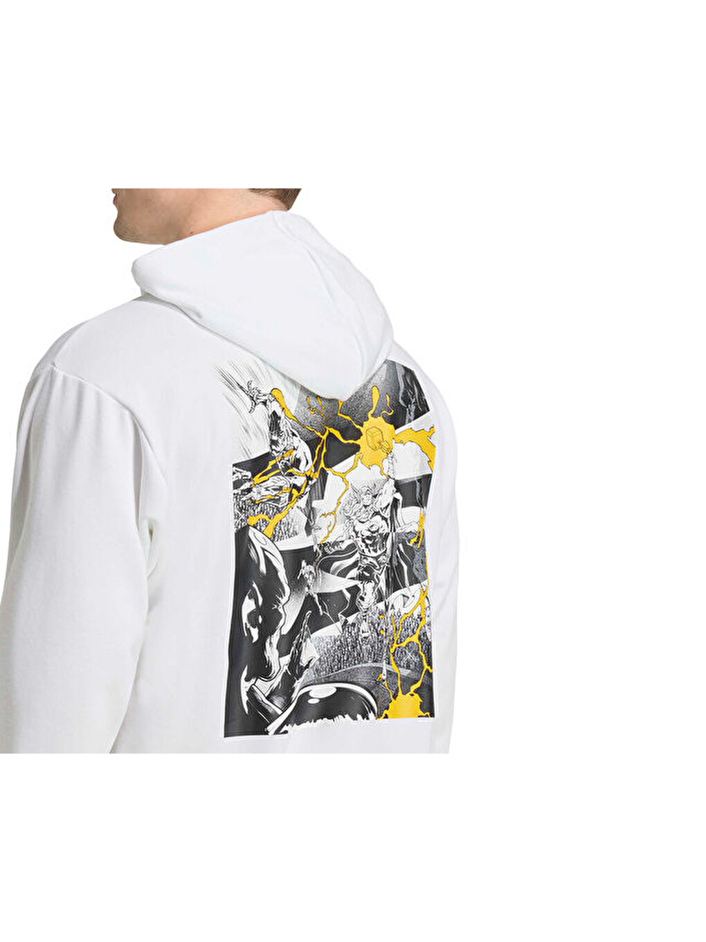 Real Marvel Hd Erkek Futbol Sweatshirts Kb4395 Beyaz-3