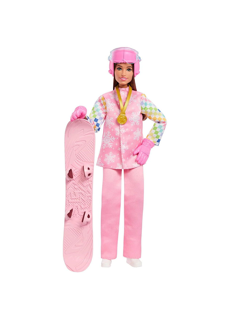 Barbie Snowboard Sporcusu Oyun Seti JKF78-3