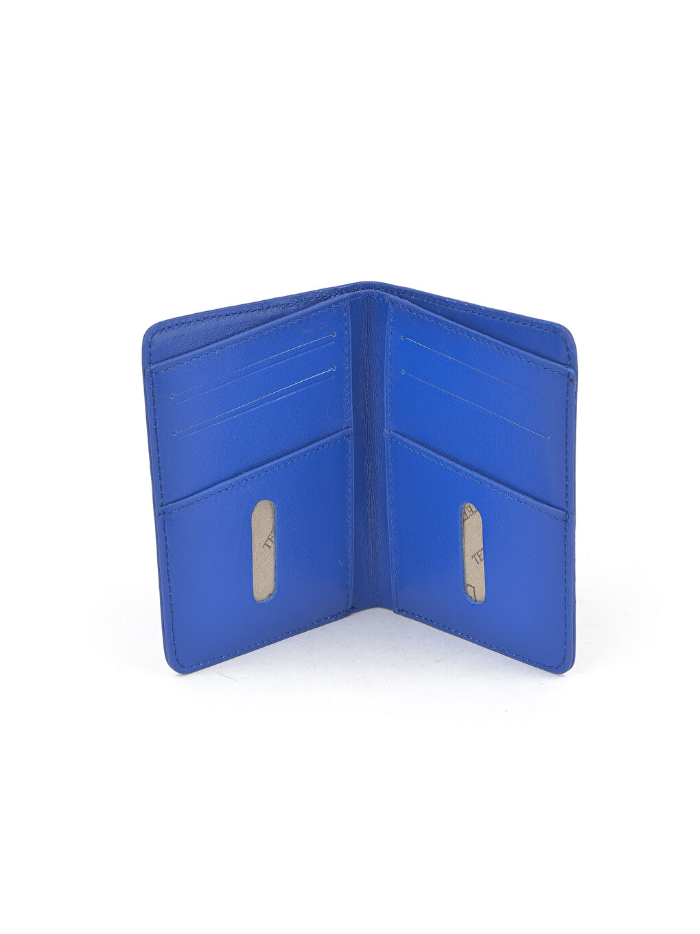 Unisex Hakiki Deri Kartlık 1539852Z02 Saks Mavi-1