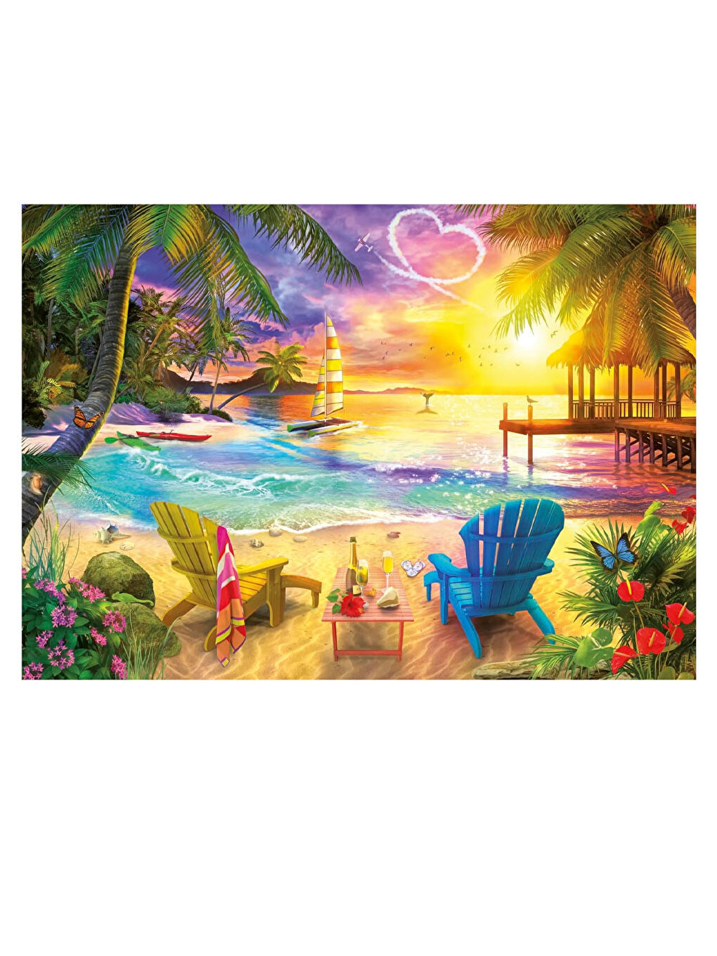 Puzzle 1000 Parça Aşk Plajı 20255-1