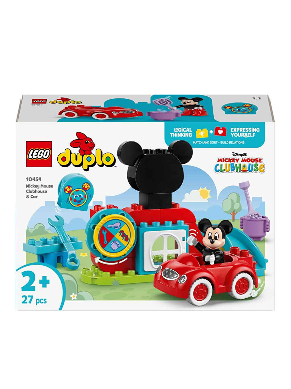 Duplo Mickey Fare nin Kulüp Evi ve Arabası 10454-5