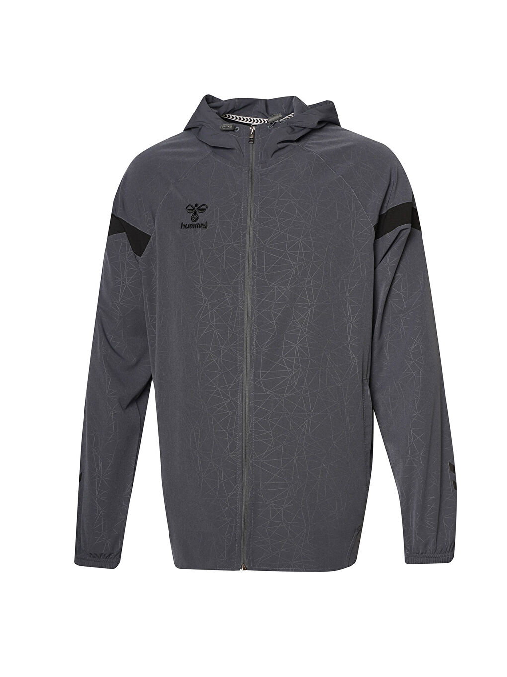 Flex Erkek Siyah Kapüşonlu Ceket-1