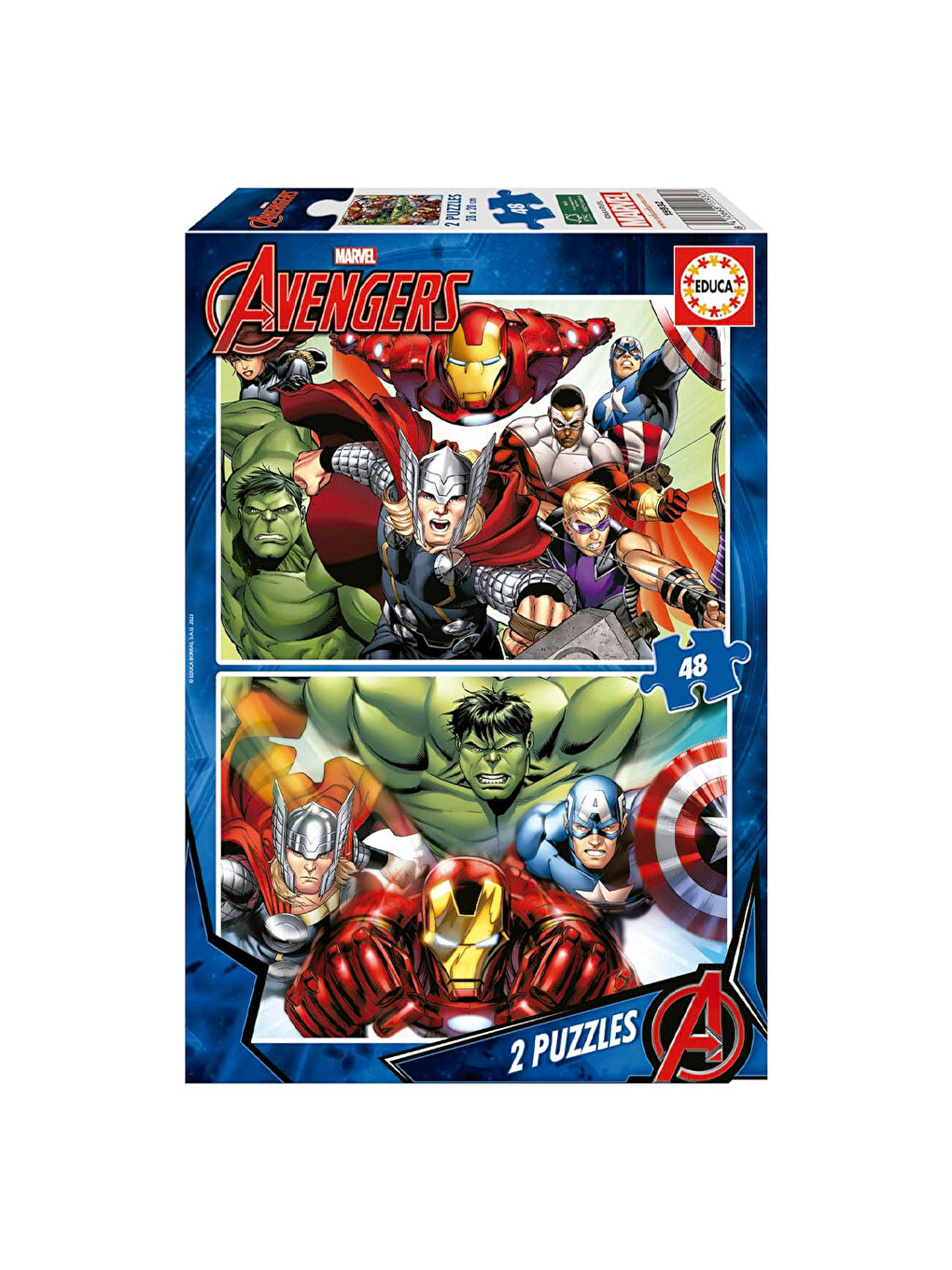 Puzzle 2X48 Parça Marvel Avengers 15932
