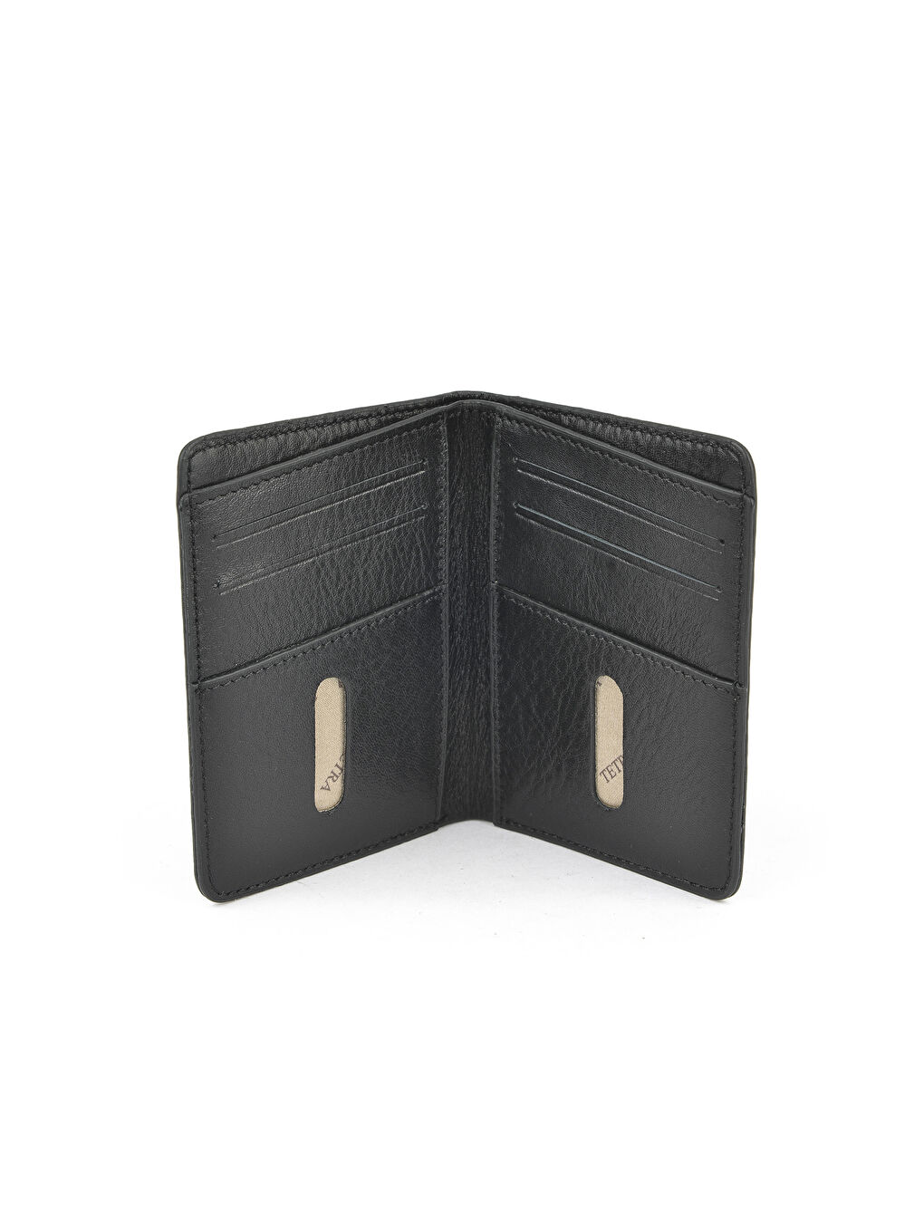 Unisex Hakiki Deri Kartlık 1539852Z02 Siyah-1