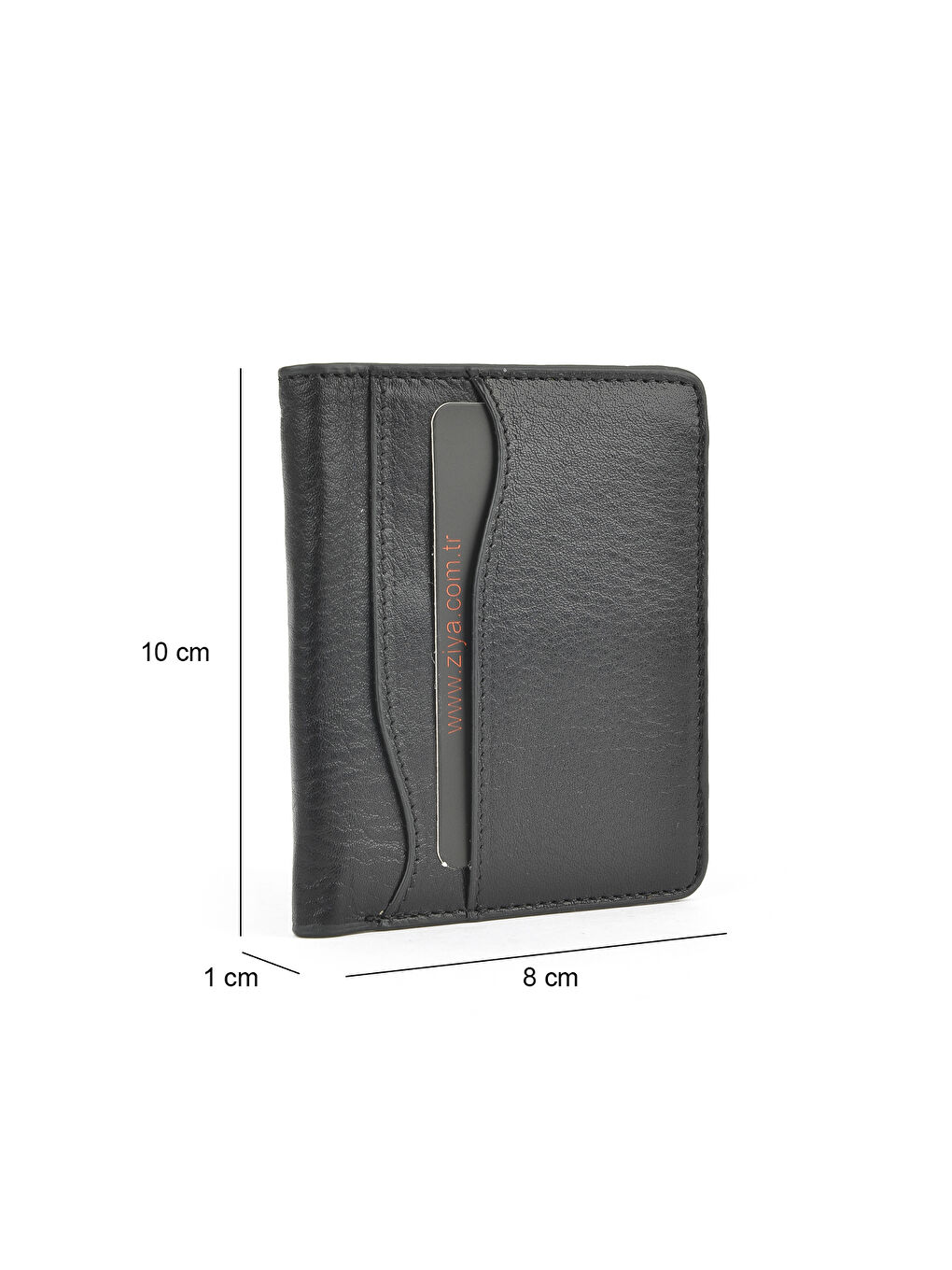 Unisex Hakiki Deri Kartlık 1539852Z02 Siyah-2