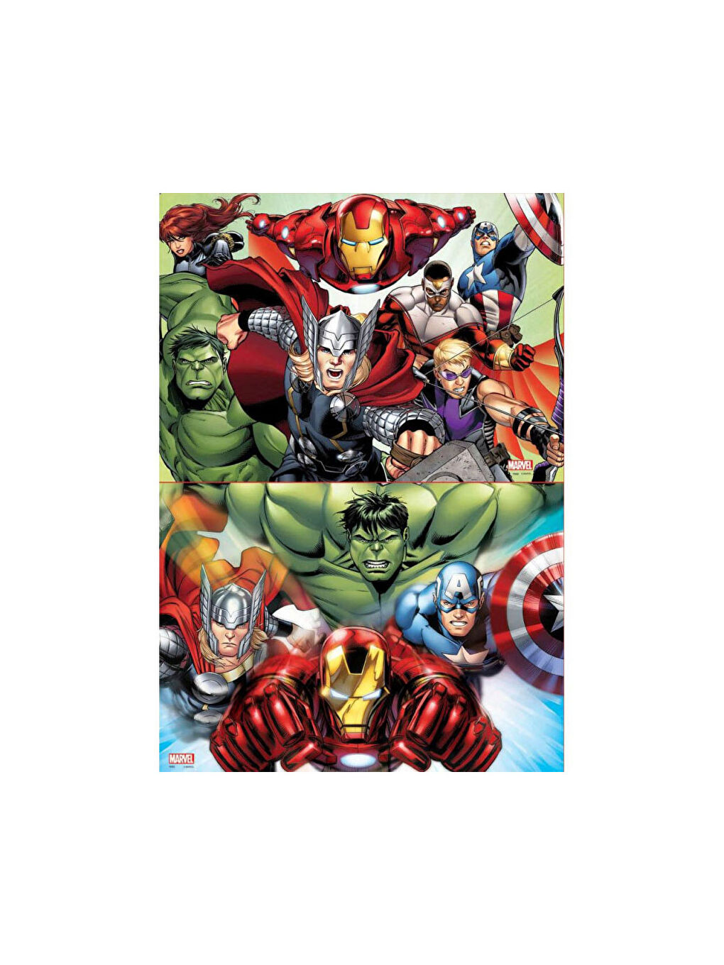 Puzzle 2X48 Parça Marvel Avengers 15932-1