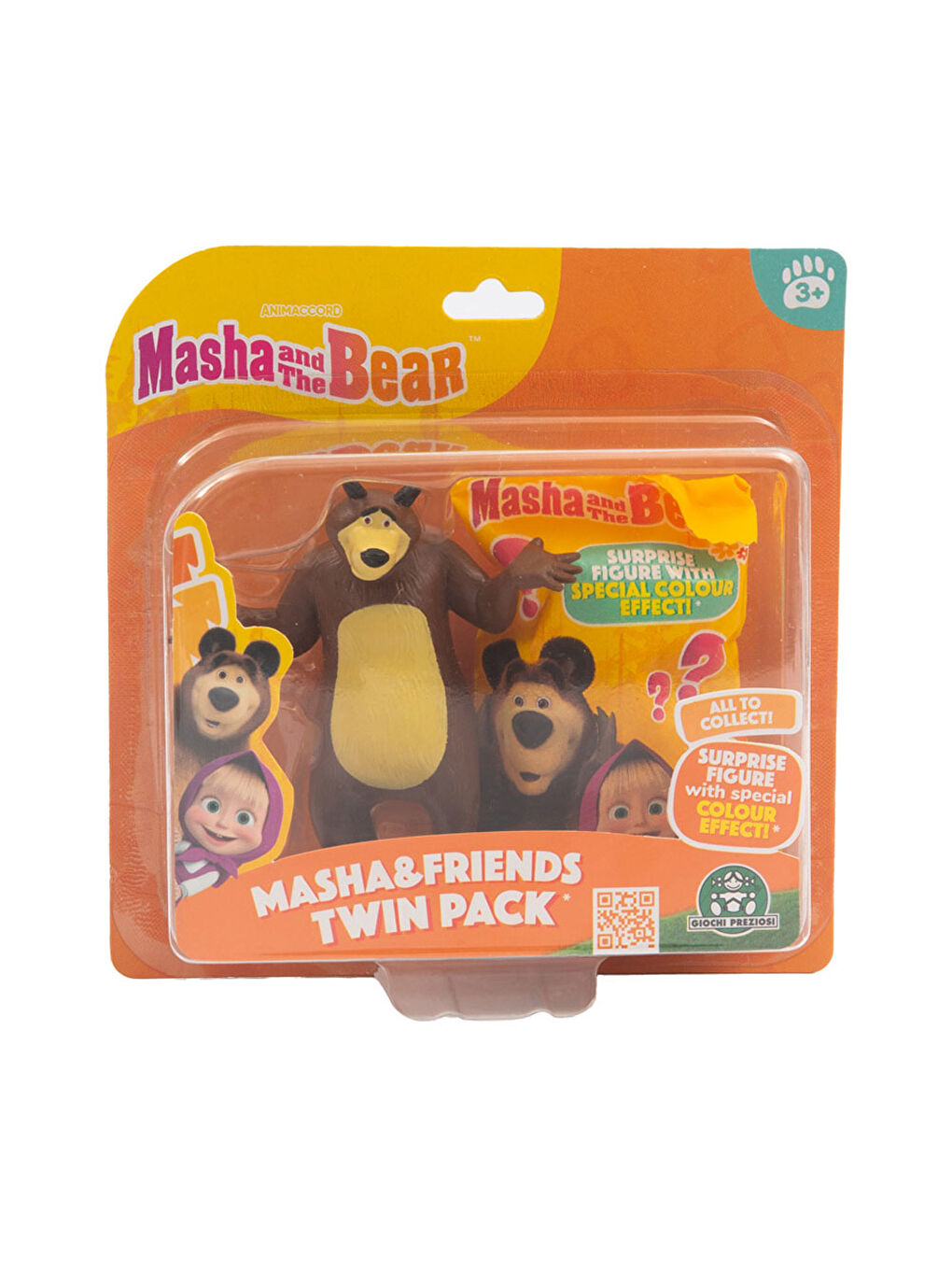 Masha ile Koca Ayı İkili Paket Paltolu Masha ve Koca Ayı MHA35000