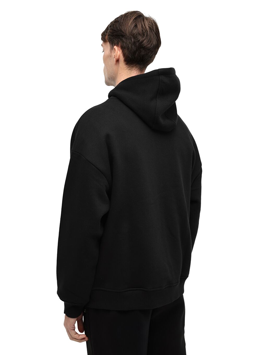 MB ROS 18HS112 5PR Siyah Erkek Eşofman Üstü-1