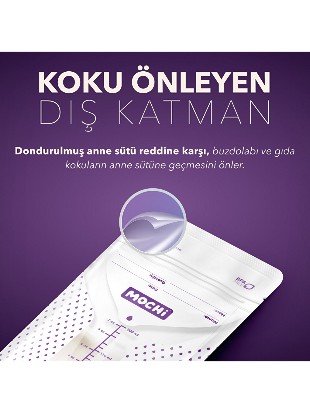 Anne Sütü Saklama Poşeti 120'li-2