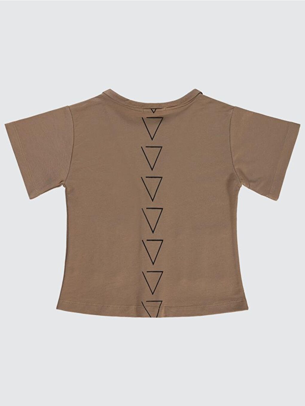 Boys Arkası Baskılı 2-5 Yaş Hırka - Kahverengi4-5 Yaş-1