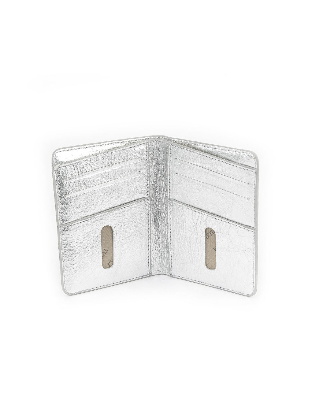 Gri Unisex Hakiki Deri Kartlık 1539852Z02 Gümüş-1
