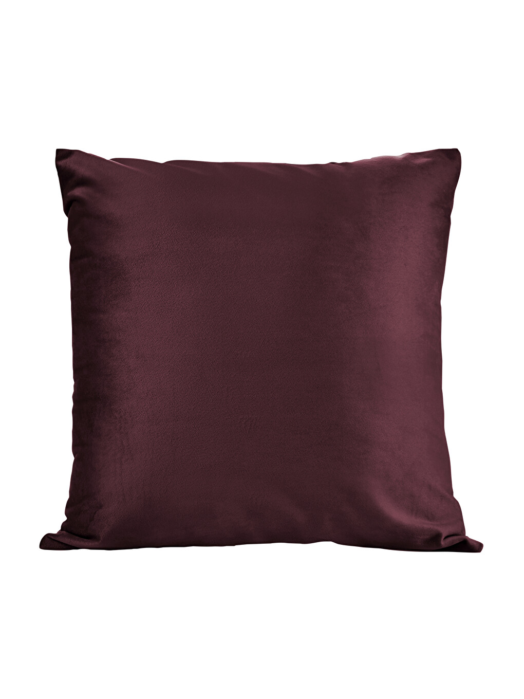Malcolm Kadife Dokulu Bordo Kırlent Kılıfı-40X40