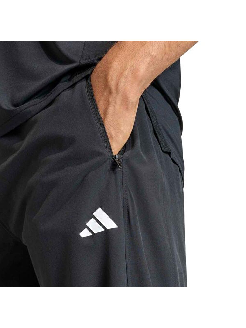 Gri Workout Essentials Flex Woven Erkek Siyah Eşofman Altı-1