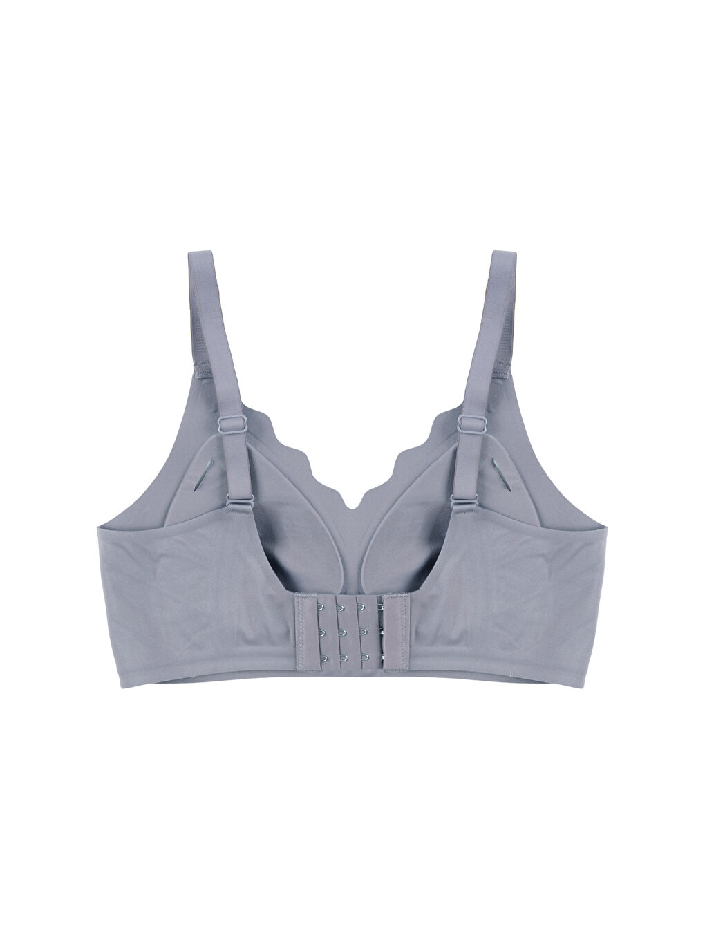 Mavi Kadın Balensiz Lazer Dikişsiz Görünmez Çıkarılabilir Pedli Sütyen-1