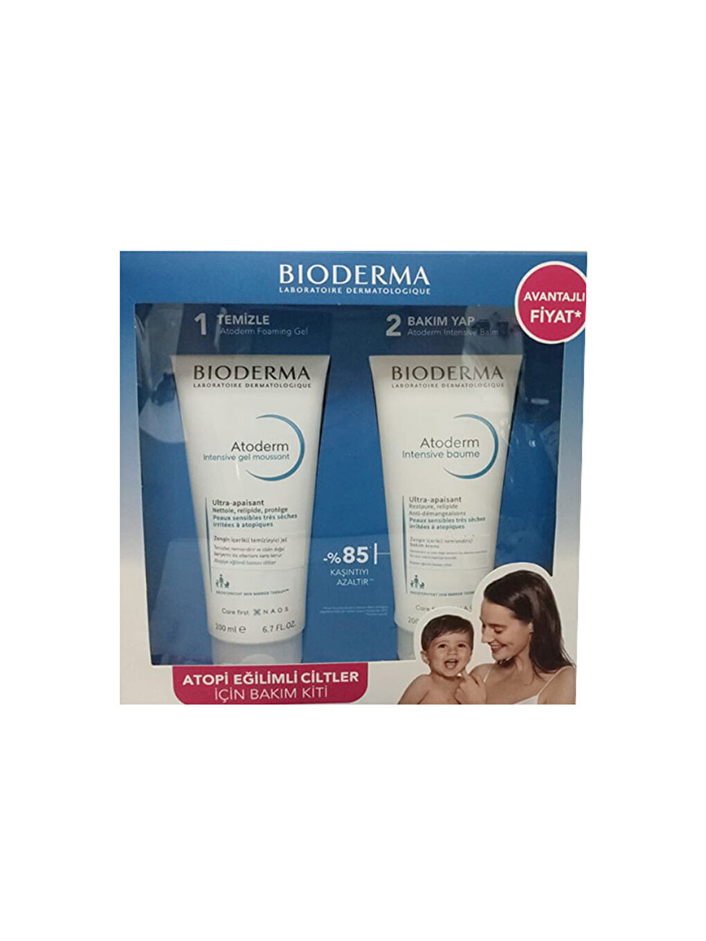 Bioderma Şeffaf Atopi Eğilimli Ciltler İçin Bakım Kiti