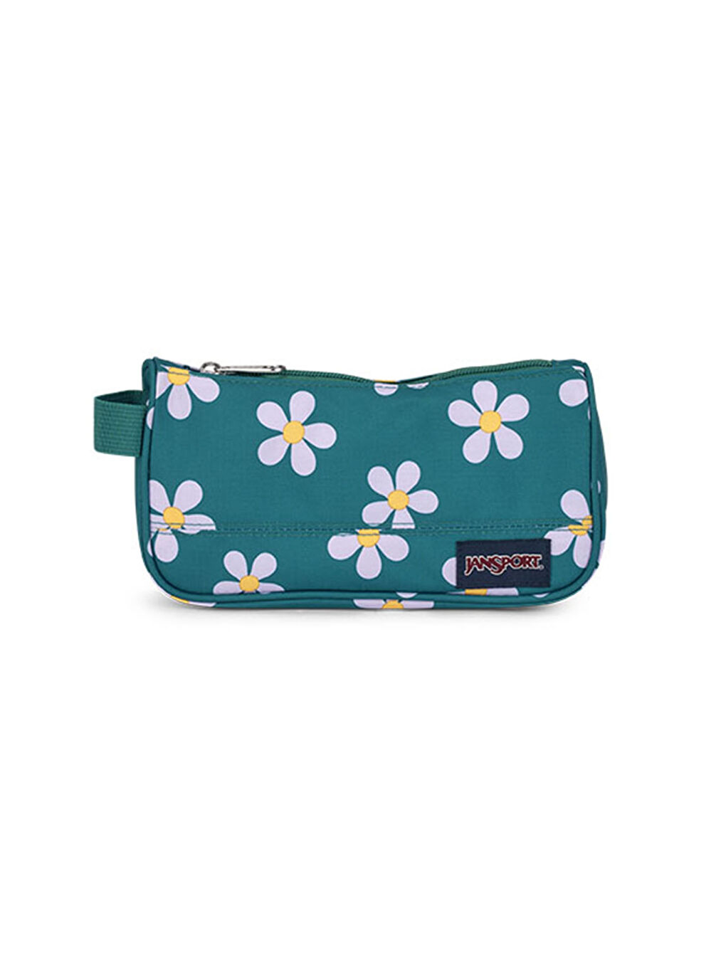 Medium Accessory Pouch Unisex Yeşil / Çiçek desenli Kalem Çantası