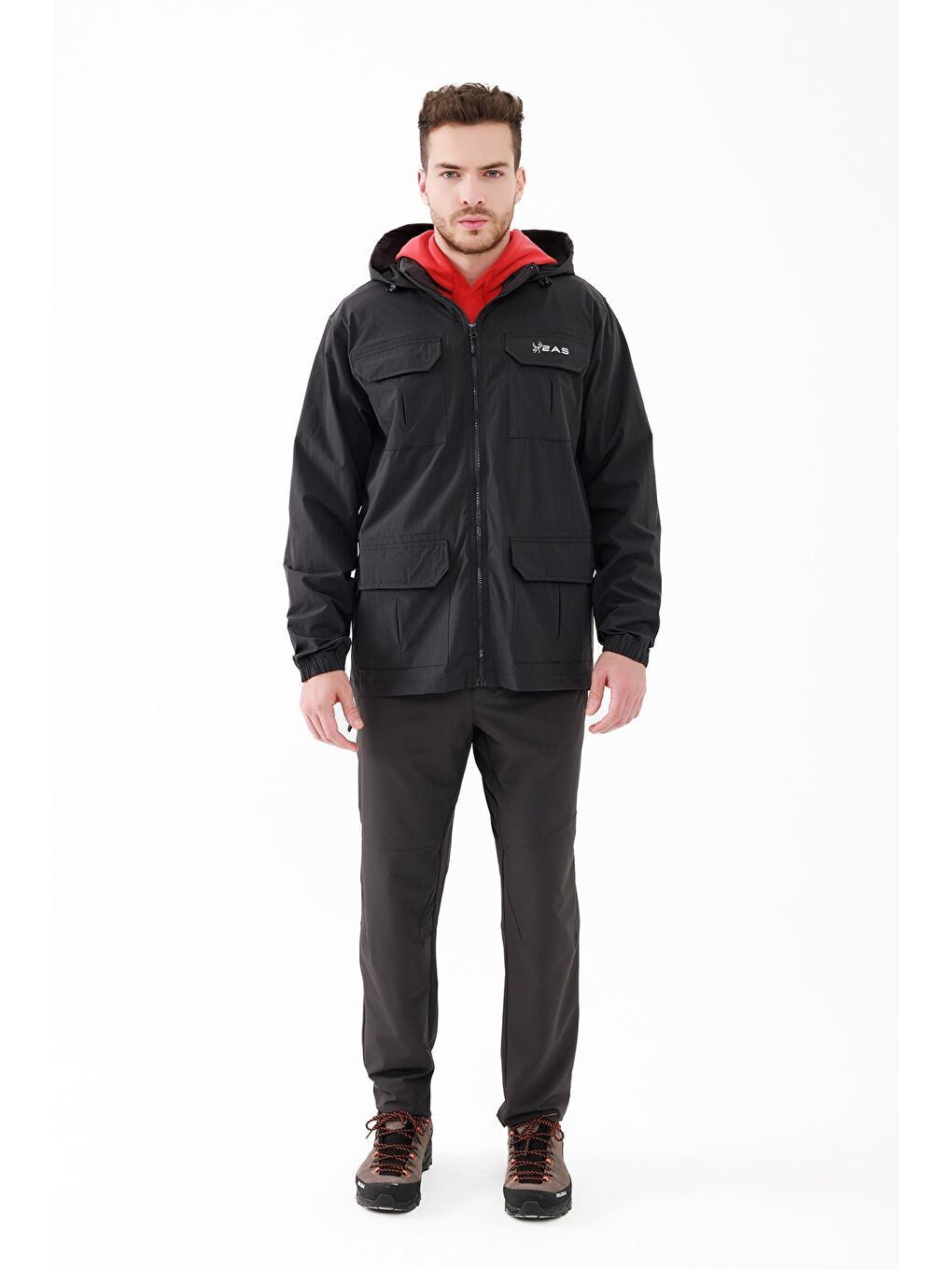 Safari Erkek Mont Siyah-1