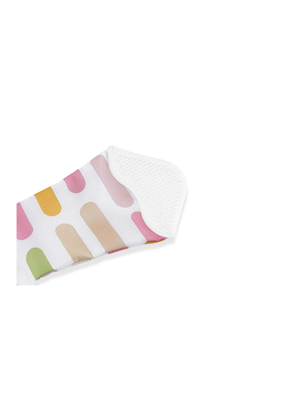 Silikon Diş Kaşıyıcı Fular & Kravat Gülen Yüz Pembe-2