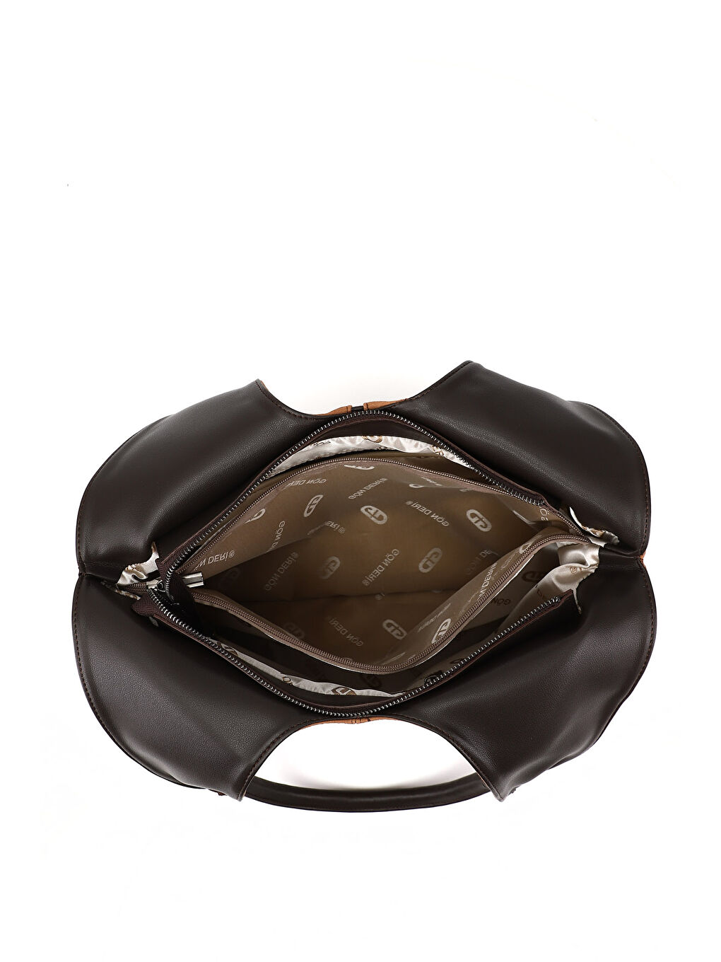 Kahverengi Kadın TABA-KAHVERENGİ Omuz Çantası-5