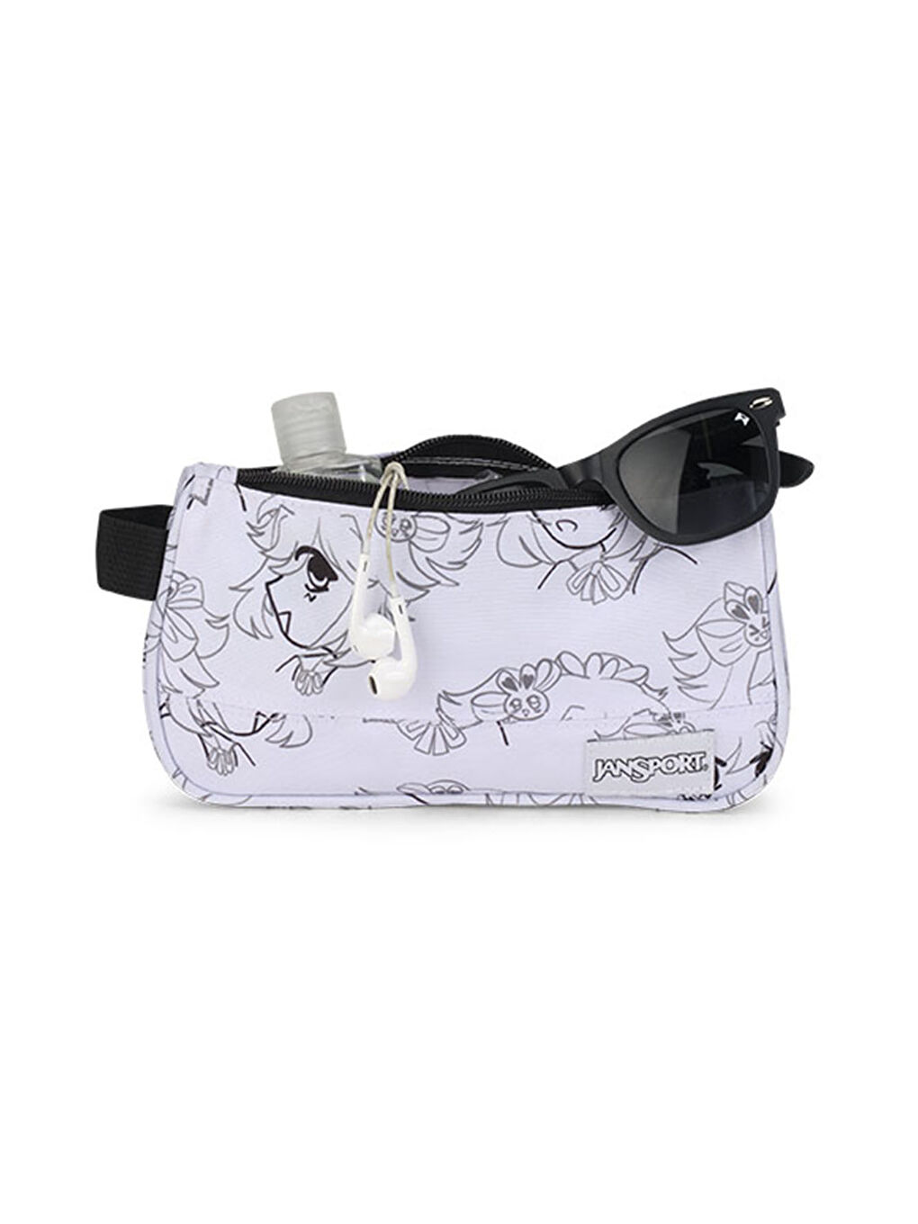 Medium Accessory Pouch Unisex Beyaz Kalem Çantası-2