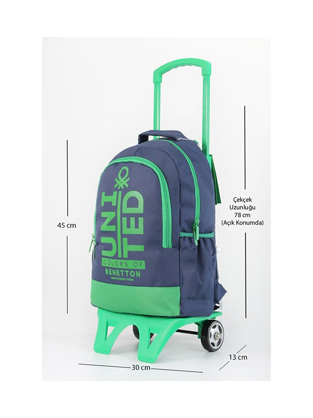 Karışık Elegant Çekçekli İlkokul Çantası-1