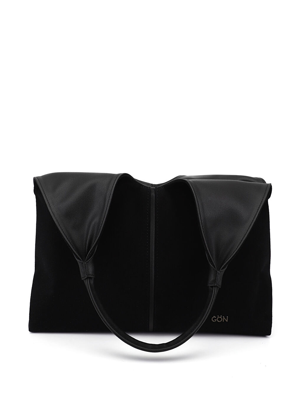 Siyah Kadın SİYAH-SAKS Omuz Çantası-4