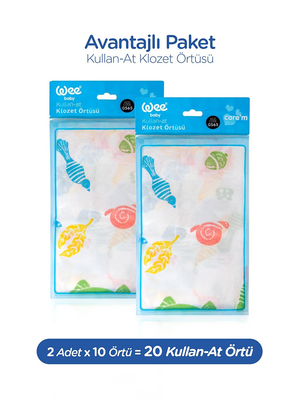 Kullan At Klozet Örtüsü 10'lu (2x10 20 Adet)Kullan At Klozet Örtüsü 10'lu (2x10 20 Adet)-1