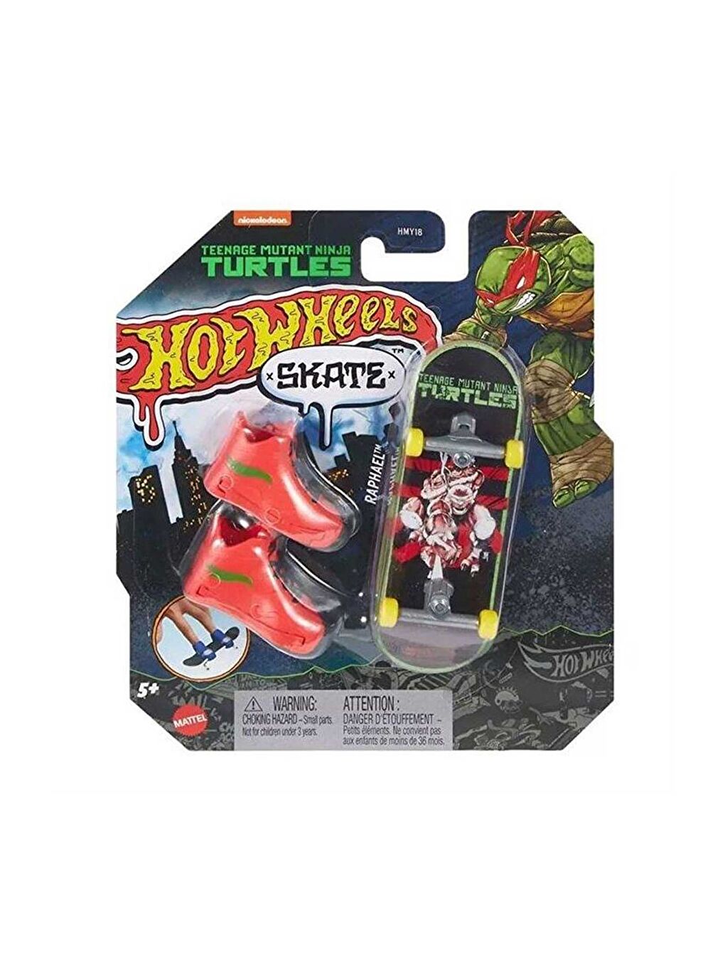 Hot Wheels Karışık Skate Temalı Parmak Kaykay ve Ayakkabı Paketleri HVK33