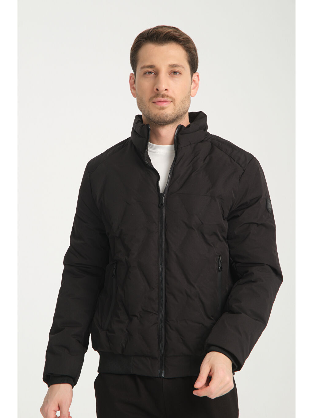 Siyah Erkek Mont 5022