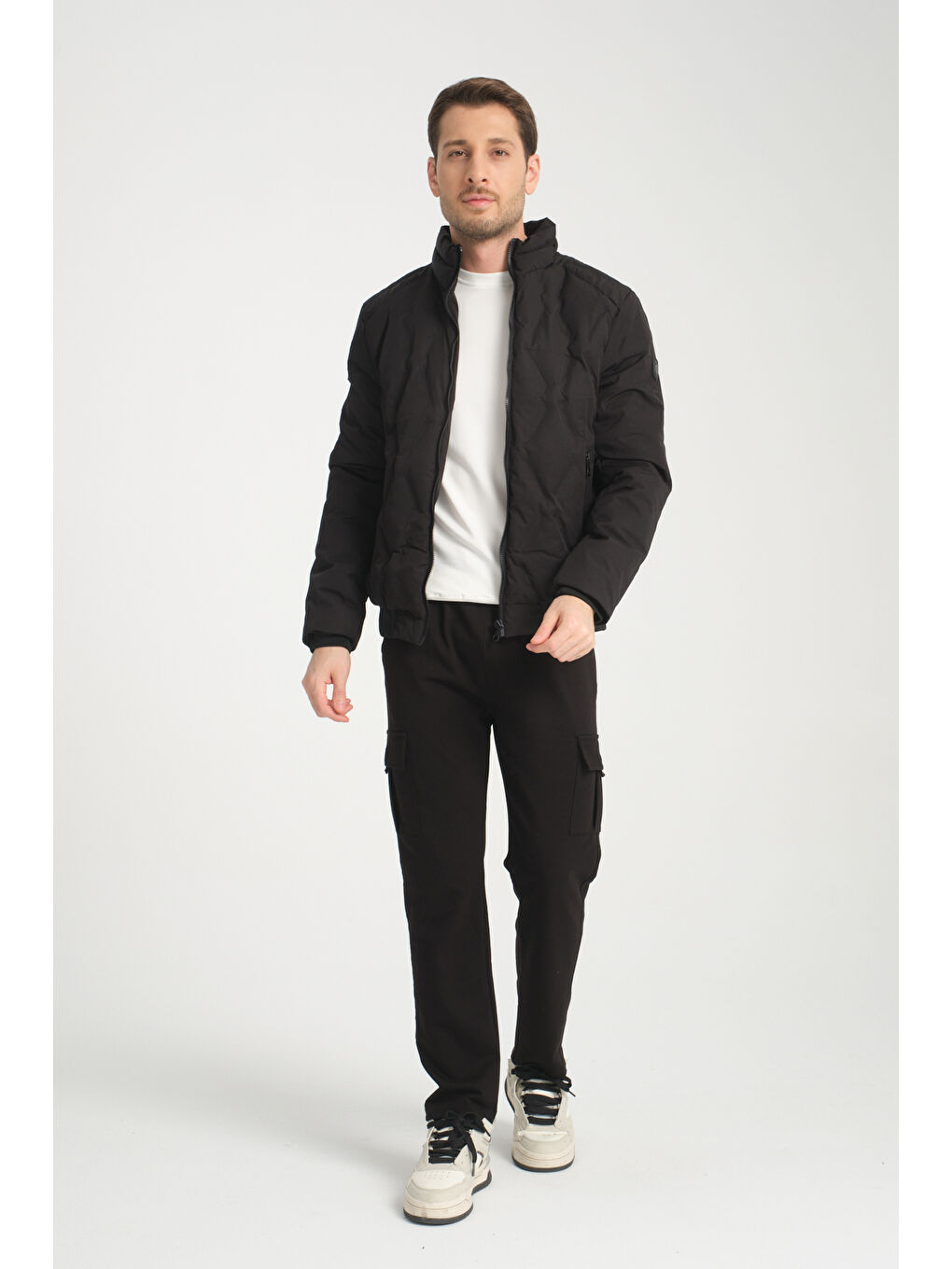 Siyah Erkek Mont 5022-1