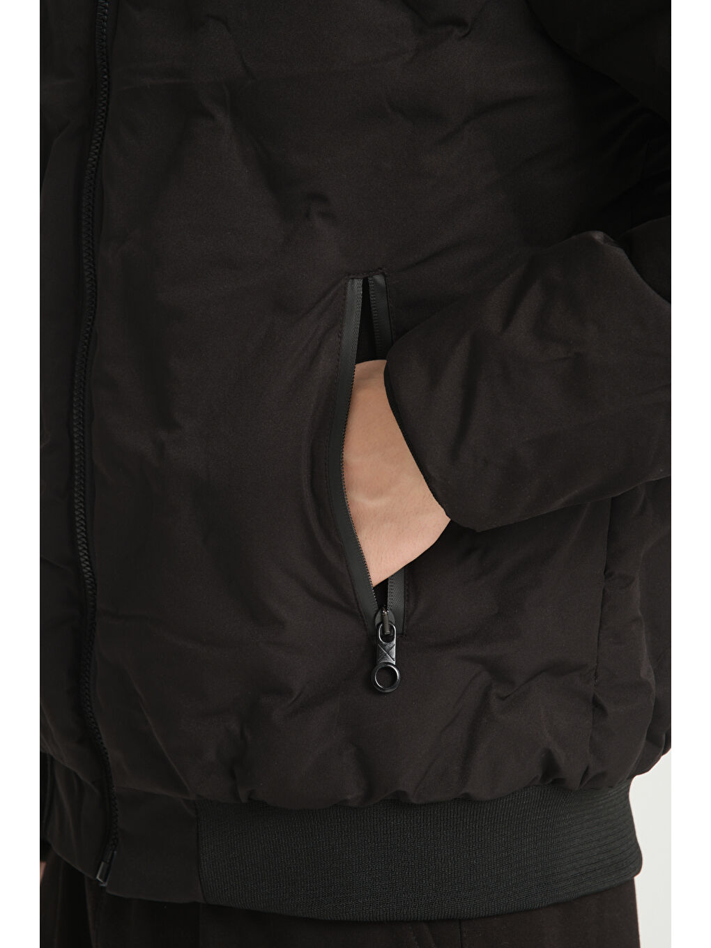 Siyah Erkek Mont 5022-2