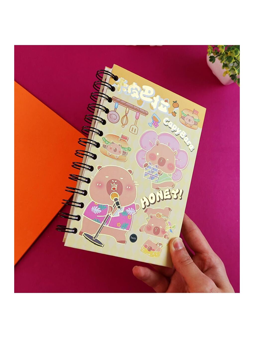 Özel Tasarım Spiralli 15 21 cm Dot Defter  Eskiz Defteri  Doodle Book   2 SAYFA STICKER HEDİYELİ-1