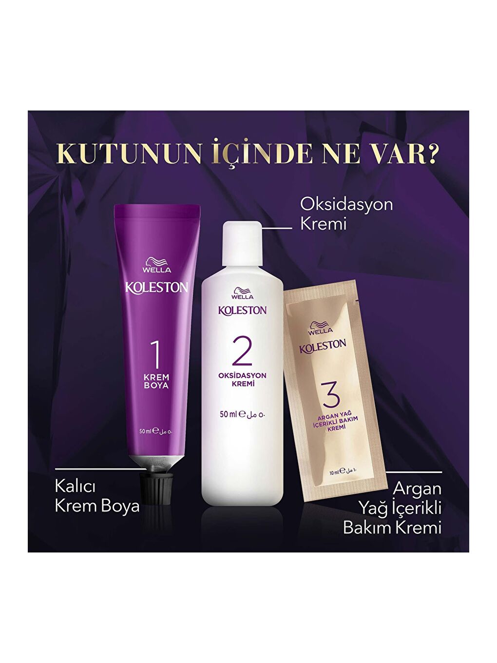 Wella Renksiz Koleston Intense Saç Boyası 1/0 Mavi Siyah - 4