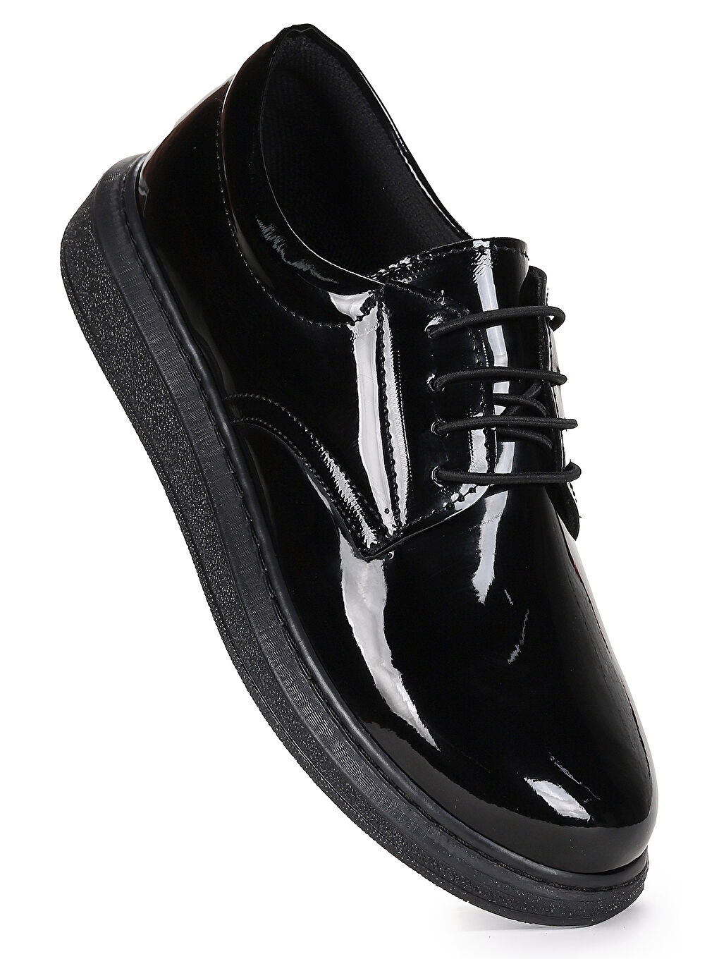 Siyah Wata Rugan Bağcıklı Erkek Çocuk Sünnet Ayakkabı