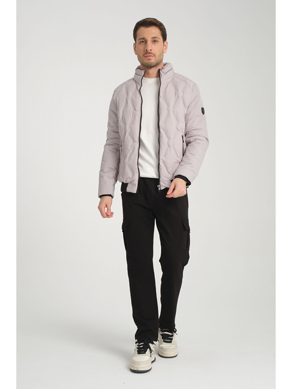 Bej Erkek Mont 5022-1