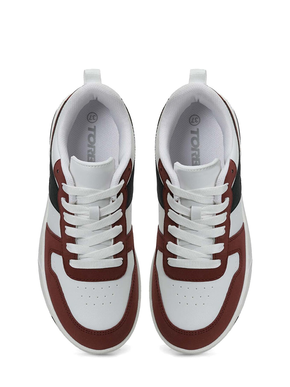 Carolın W Bordo Kadın Sneaker