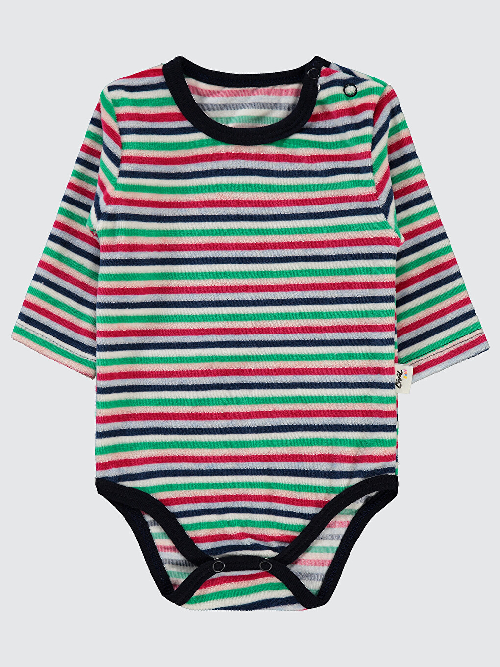 Baby Bebek Çıtçıtlı Badi 1-18 Ay Lacivert