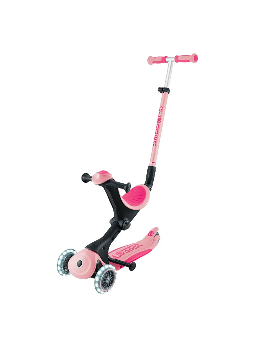 Go Up Deluxe Işıklı Scooter Pastel Pembe 646-710