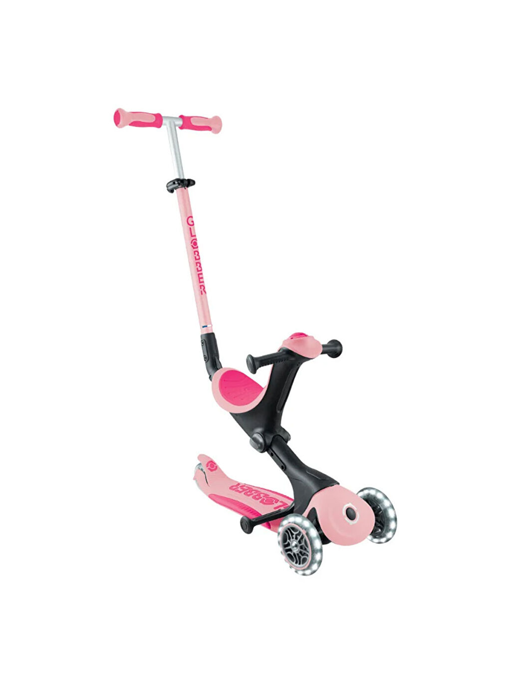 Go Up Deluxe Işıklı Scooter Pastel Pembe 646-710-2