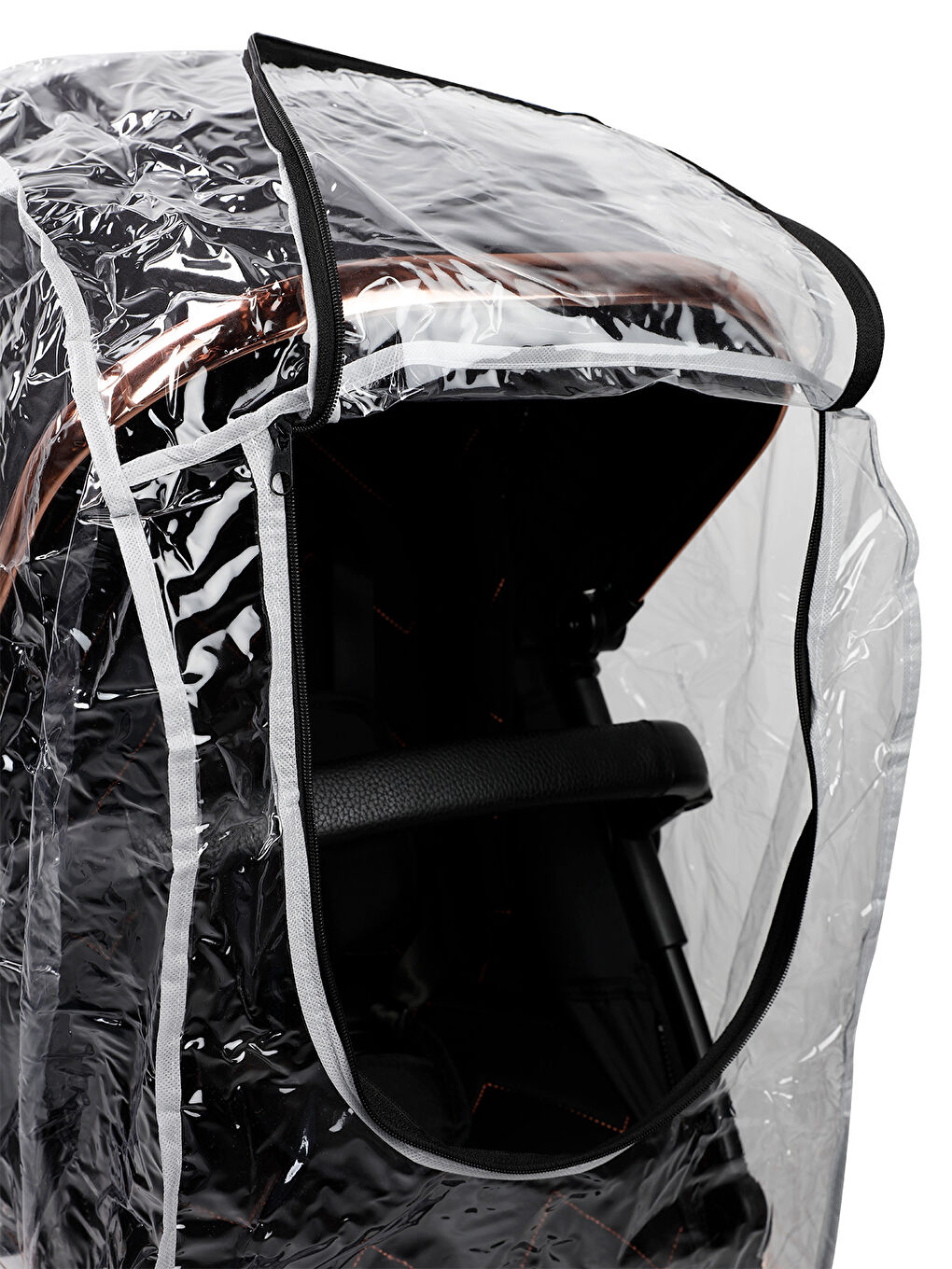 Fermuarlı XL Travel Sistem Yağmurluk Gri-1