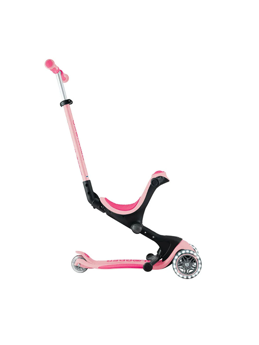 Go Up Deluxe Işıklı Scooter Pastel Pembe 646-710-4